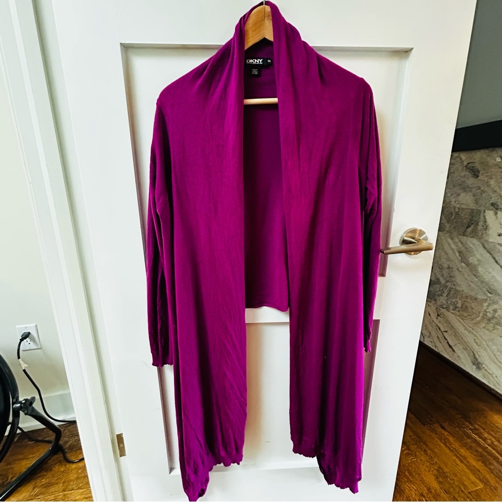 DKNY Women's Silk Cashmere Cardigan